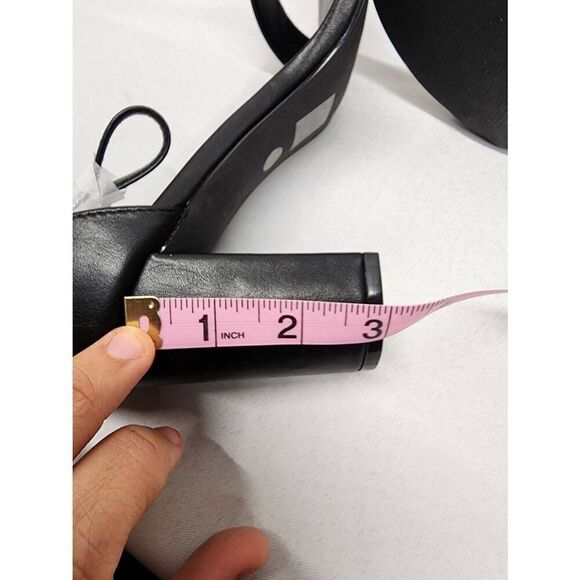 FUNKYMONKEY Size 10 Women's Chunky High Heels Sandals,Two Strap Open Toe Ankle S - Picture 7 of 9